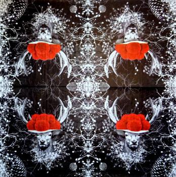 070 Christmas Tree - 3-ply (70 red) - Ihr